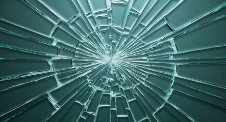 Shattered glass background for edgy intense urban aesthetics