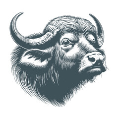 buffalo vector illustration