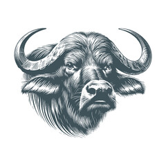 buffalo vector illustration