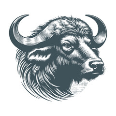buffalo vector illustration