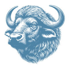 buffalo vector illustration