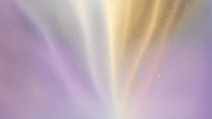 A soft holographic gradient of gold silver and lavender with light scattering, Ai Generated