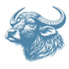 buffalo vector illustration