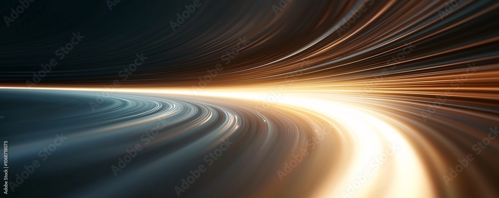 Poster futuristic spacecraft liftoff journey through the mysterious void of the space-time continuum - emba