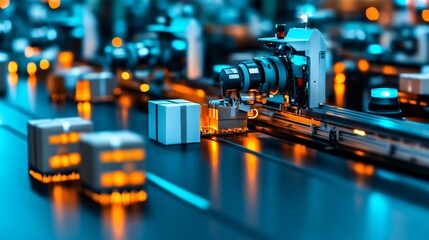 Automated Warehouse Robotics E commerce Package Sorting System