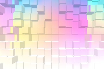 Pastel grainy gradient background exdrude texture poster backdrop banner design, copy space