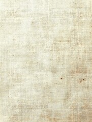 Fototapeta premium Beige linen fabric texture with natural woven detail.