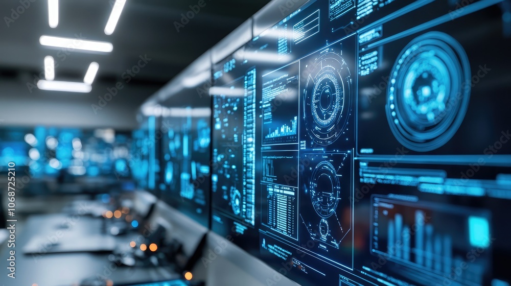 Poster advanced data visualization in technology environment