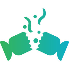 Happy birthday simple vector icon