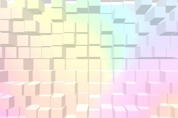 Fototapeta premium Pastel grainy background, noisy color gradient banner, extrude textured poster header cover backdrop design