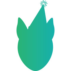 Happy birthday simple vector icon