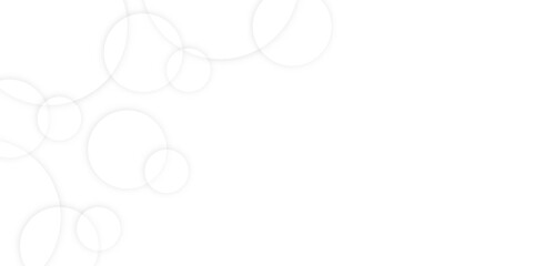 Abstract white geometric overlapping circle background with shadow. Vector circles template vector design. white background texture, Xmas, backdrop, lights, wallpaper design.	
