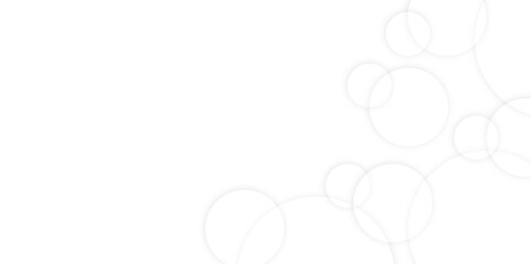 Abstract white geometric overlapping circle background with shadow. Vector circles template vector design. white background texture, Xmas, backdrop, lights, wallpaper design.	
