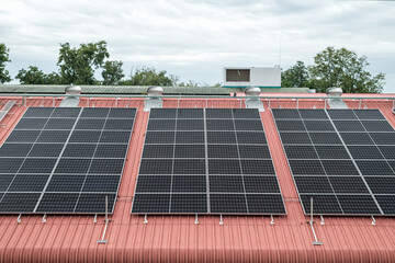 Solar Panels on the roof