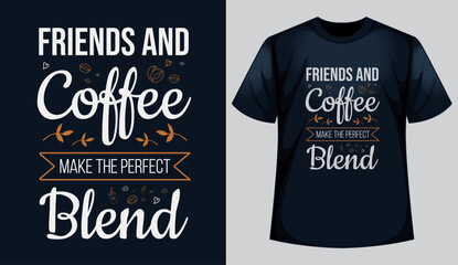 Fototapeta premium Premium Vector | Coffee T-Shirt&nbsp;design