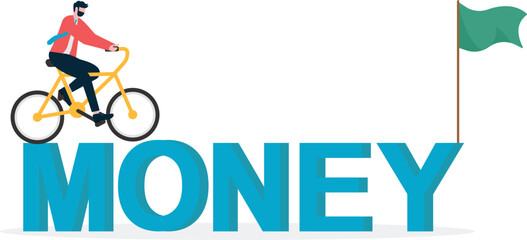 Ready to start business, begin new job or preparation for work, focus and willingness concept, confidence motivated businessman be prepared at start

