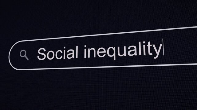 Searching Social Inequality on the Internet, Computer Screen Macro