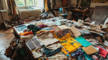 Obraz premium Creative Studio with Recycled Materials