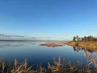 Lake in the autumn