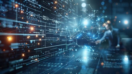 A professional explores innovative technology aimed at improving mathematical skills