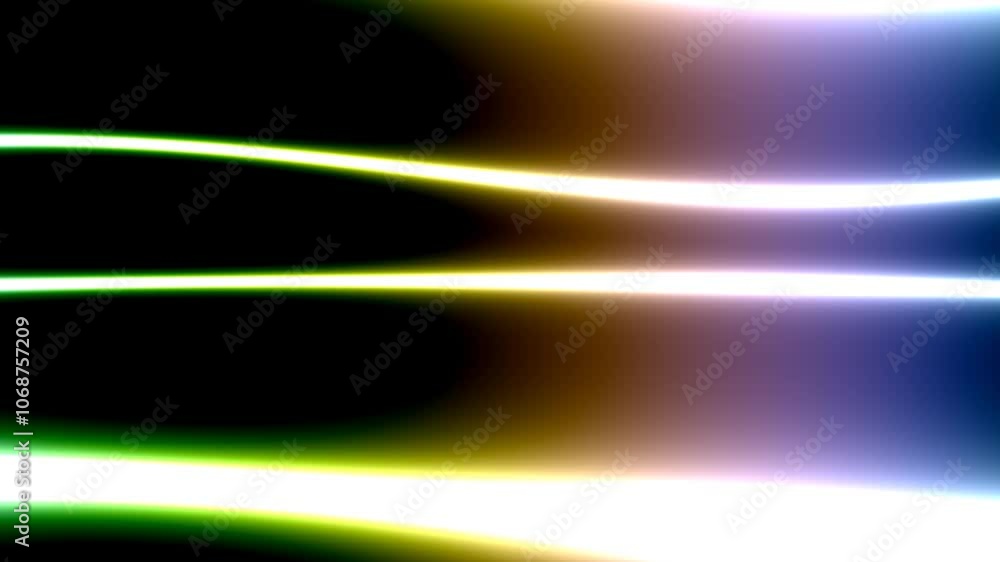 Poster captivating dynamic rainbow gradient lines in motion