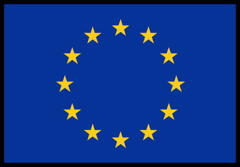 European Union Flag rectangle Icon