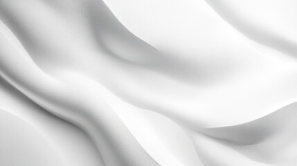 Obraz premium White fabric texture with soft folds. Perfect for background design for beauty, cosmetic, healthcare, fashion, and product presentations.