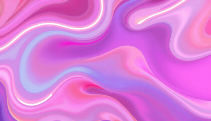 Obraz premium vibrant fluid background featuring swirling shades of pink and purple, creating dreamy and abstract atmosphere. Perfect for artistic designs and modern aesthetics