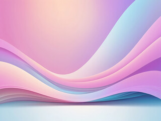 Smooth, abstract design with soft curves and ample blank space