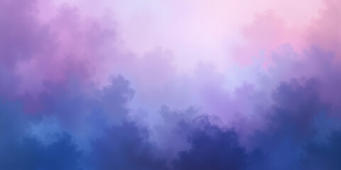 Fototapeta premium Abstract Purple and Blue Cloudy Sky Background