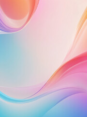 Obraz premium Smooth, abstract design with soft curves and ample blank space