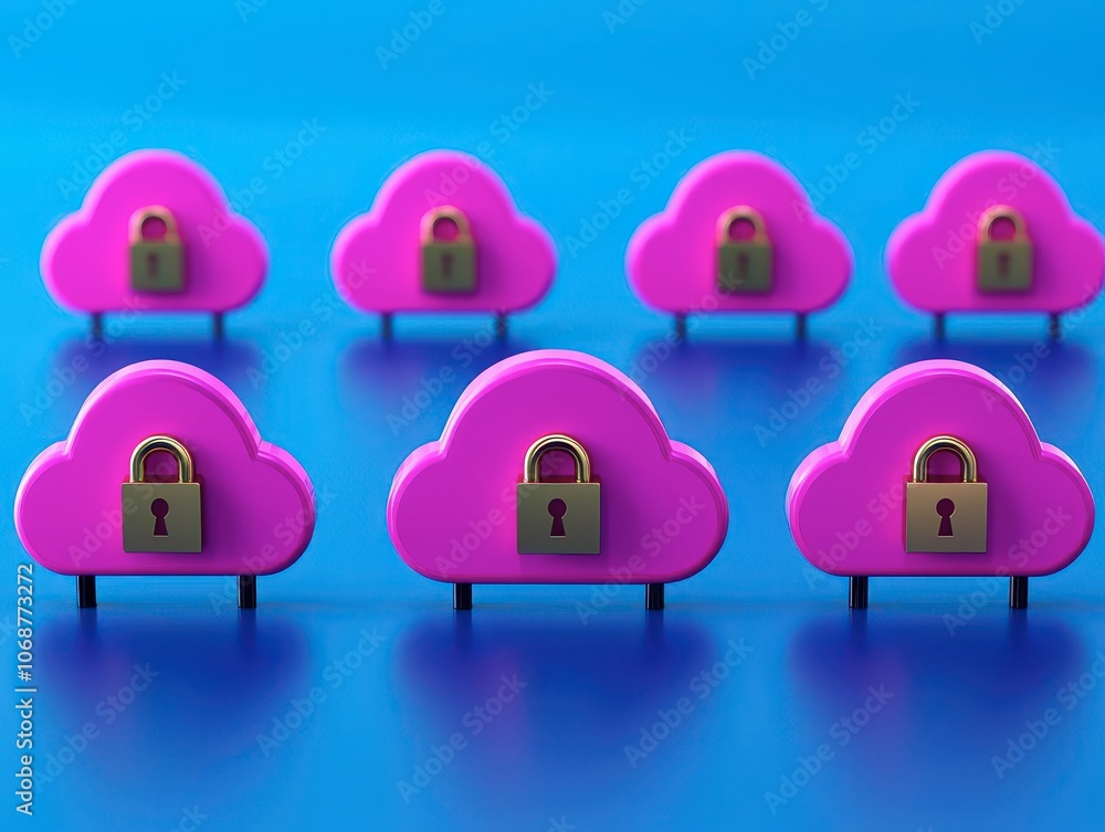 Poster enhance your privacy and data protection with reliable risk management strategies using padlock secu