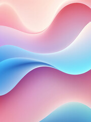 Fototapeta premium Smooth, abstract design with soft curves and ample blank space