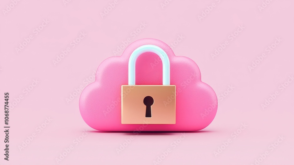 Poster enhance your data protection understanding privacy risks and the importance of a secure padlock syst