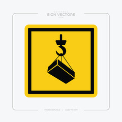 Warning, caution and dangerous area alert attention isolated vector signs and plates. Danger yellow signs for safety, hazard shock, keep out and caution warning and risk zone symbols on sign plates