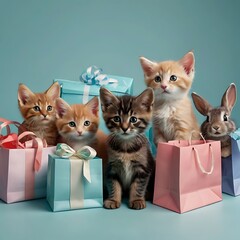 Baby cats, Black Friday theme