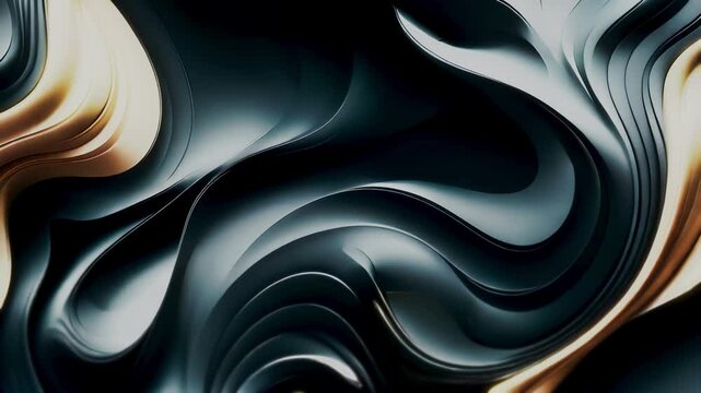 Elegant liquid flowing and waving leather plastic texture background