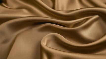 Obraz premium Smooth Golden Satin Fabric Texture Background
