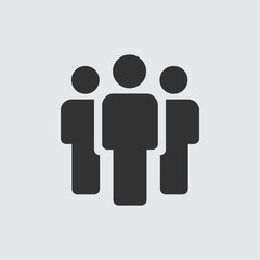 group business departments mono icon