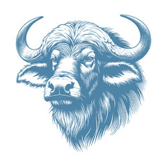 buffalo vector illustration