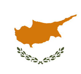Heart Icon on Cyprus Flag