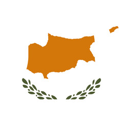 Cyprus Flag On Alarm