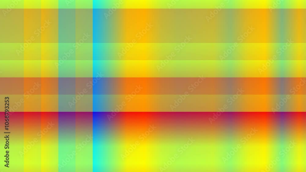Poster dynamic colorful stripes with soft gradients for modern visuals