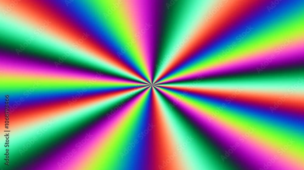 Poster dynamic colorful radiance with spiraling patterns