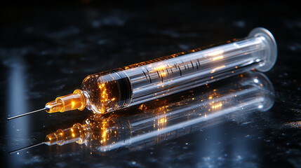 Medical Syringe with Vaccine for Injection highlighting the importance of vaccinations for health.