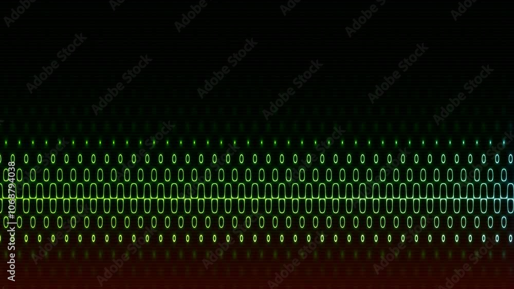 Poster dynamic digital signal display with light effects