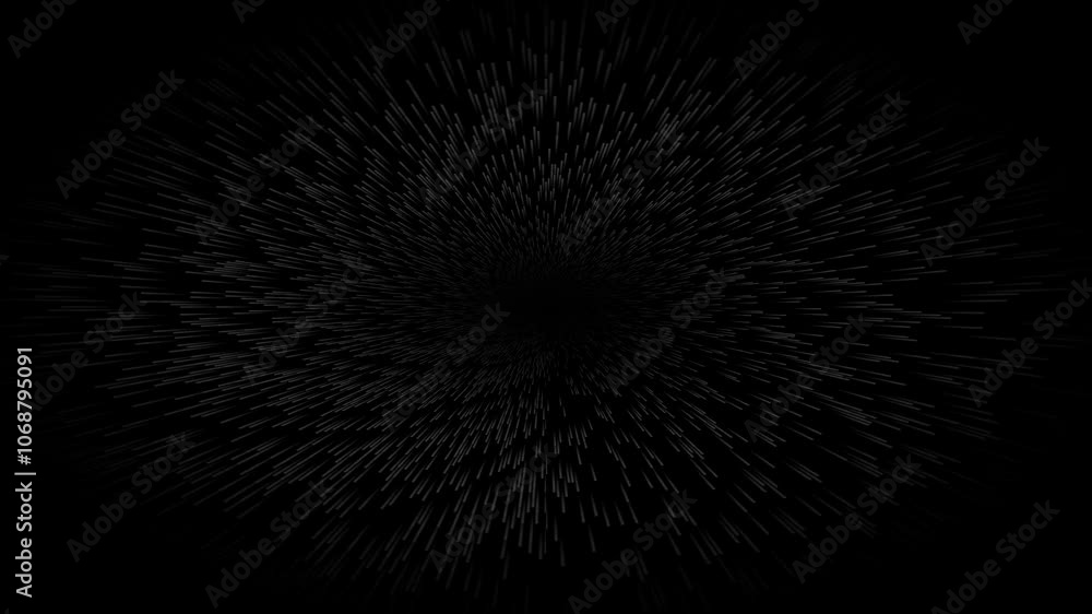 Poster dynamic cosmic flow: abstract space motion in dark