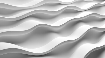 Obraz premium Abstract wavy white and gray pattern