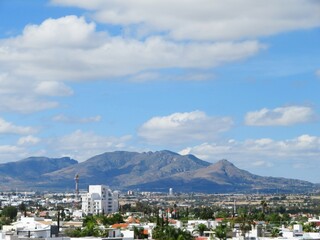 View if the mountain of the dead - Cerro del muerto in Aguascalientes, Mexico