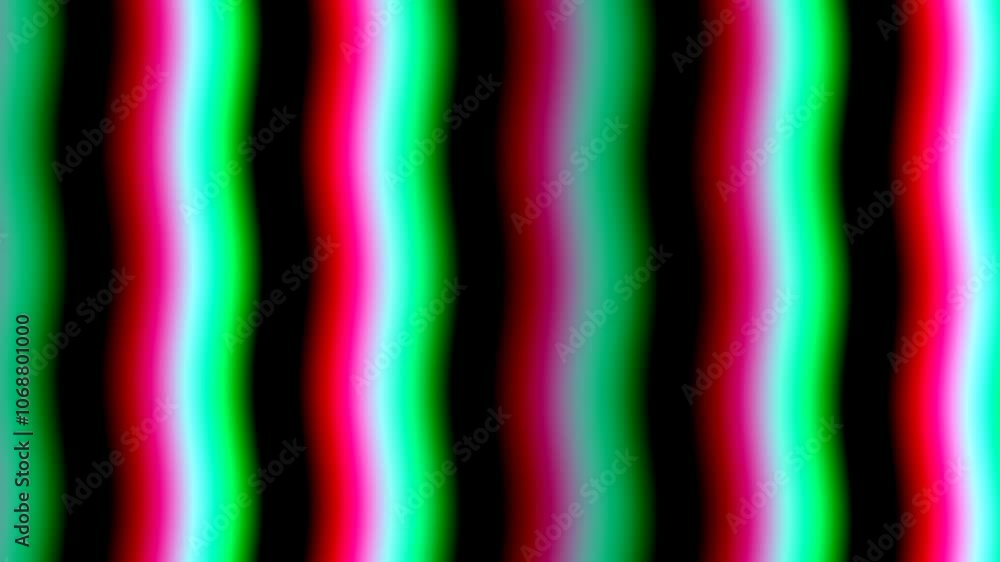 Poster dynamic waves of color: vibrant light arcs in motion